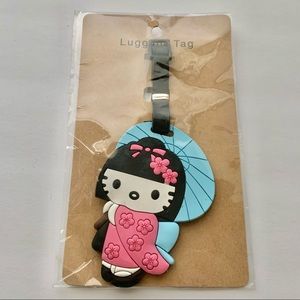 Hello Kitty Japan Kimono Luggage Tag